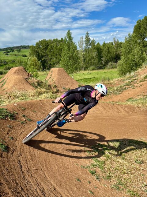 AJ @mountain_athlete_solutions getting in some pre-riding for @sbtgrvl tomorrow. He has the rest of the team very nervous now that he found a BMX track to rip around on! We can’t lie though - this is a great photo!!!
@ignitioncoachco 
#gravel
#gravelracer 
#alliedable