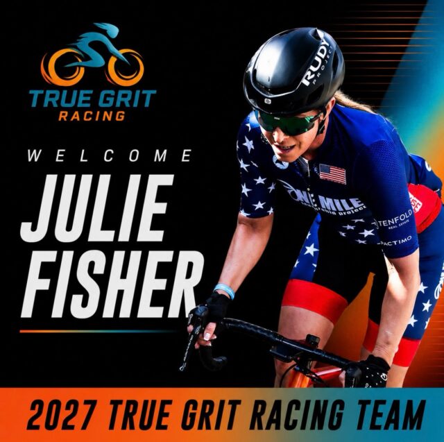 WELCOME TO TRUE GRIT RACING, JULIE FISHER! 🚴‍♀️🔥

True Grit Racing is excited to welcome Julie Fisher to the team!

Julie brings nearly a decade of racing experience across gravel, mountain bike, and stage racing. Since beginning her racing journey in 2016, she has built an impressive résumé highlighted by podium finishes at The Mid South, La Grind Stage Race, Unbound Gravel and the USA Cycling Gravel National Championship.

Her experience, consistency, and competitive drive make Julie a great addition to True Grit Racing.

We’re excited to have Julie wearing the True Grit Racing colors and can’t wait to see what she accomplishes in 2027.

Welcome to the team, Julie!