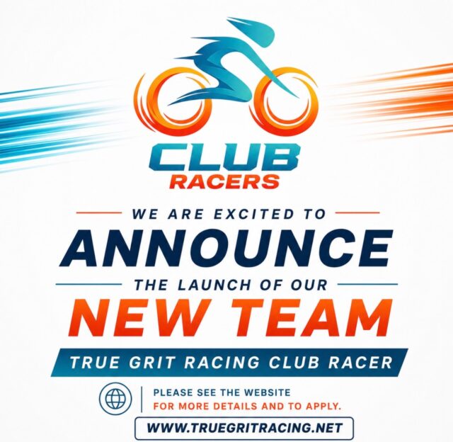 With our Pro and Age group teams pretty much stacked for 2027, we’re shifting our focus to filling the 8 slots on our Club racer team. Please see the website for details and apply there. 
#gravel #gravelrace #truegritracing #gravelcyclist